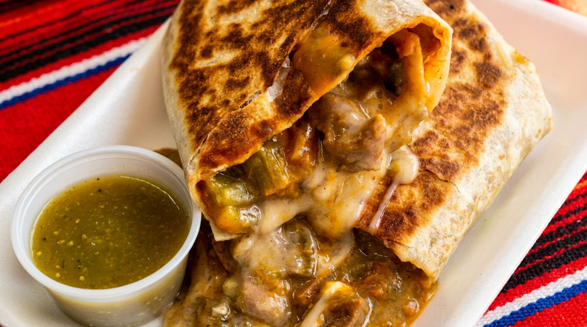 The rib eye burrito